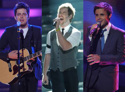 Lee DeWyze, Kris Allen, David Cook Lee DeWyze, Kris Allen, David Cook